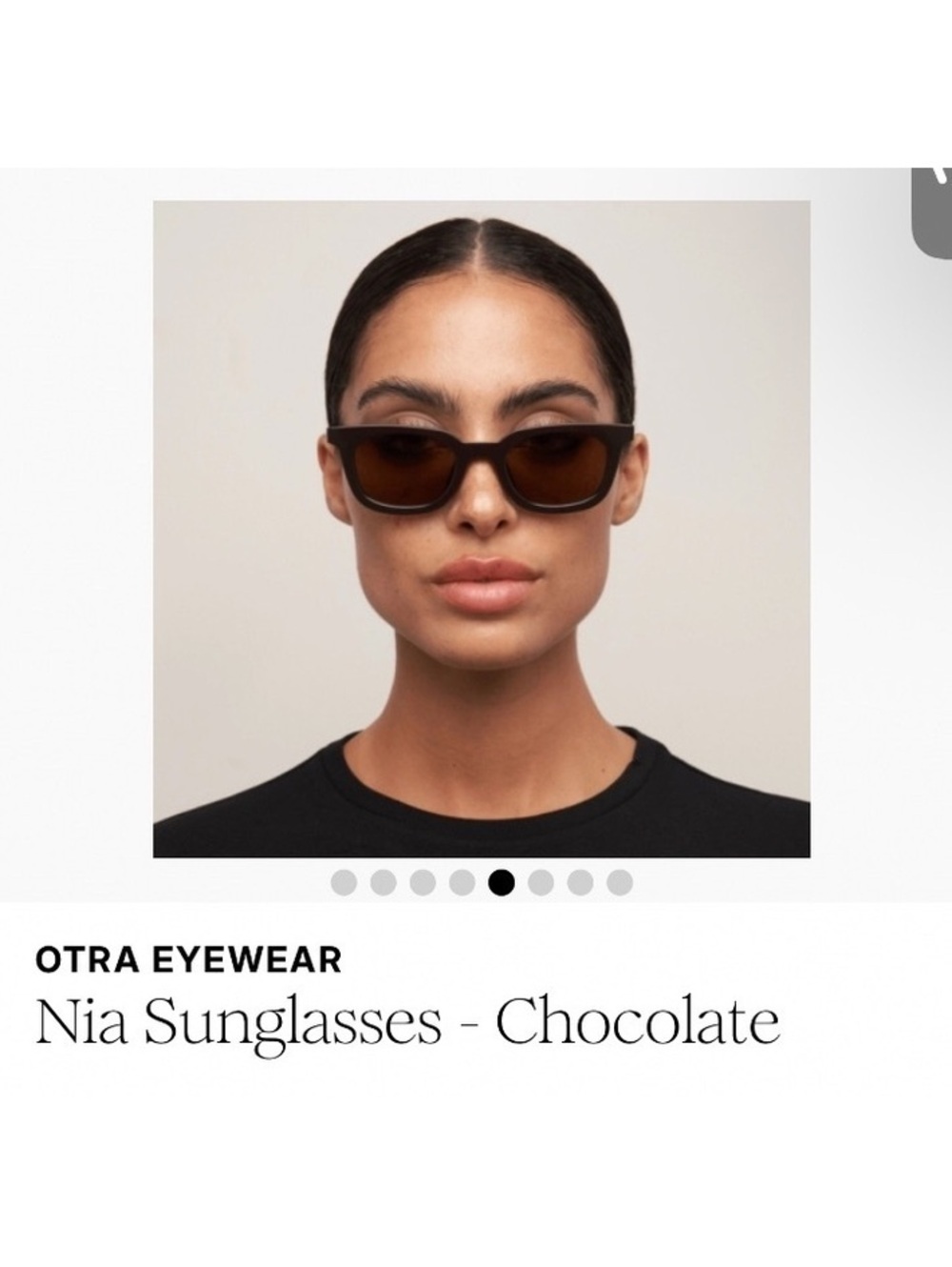 Otra Eyewear Nia Sunglasses in Chocolate - Vintage-Inspired Wayfarer